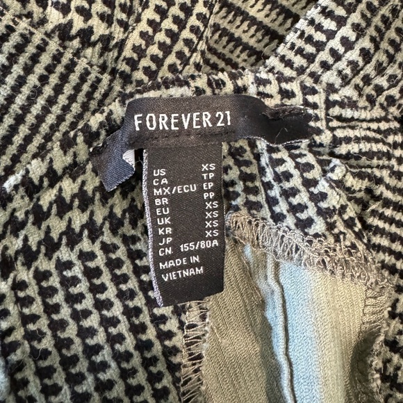 Forever21 Green Cotton Sleeveless Overall Dress with Pockets - Picture 6 of 7